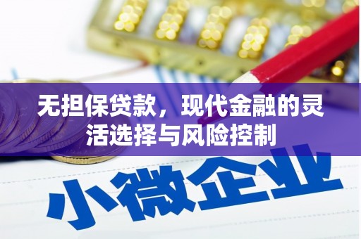 镇宁无担保贷款，现代金融的灵活选择与风险控制