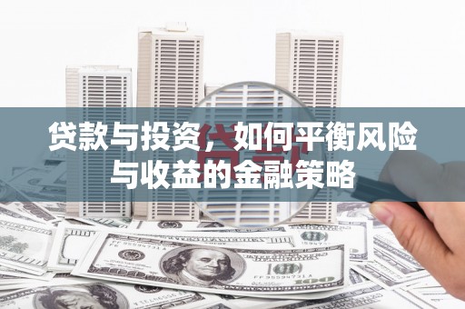 镇宁贷款与投资，如何平衡风险与收益的金融策略